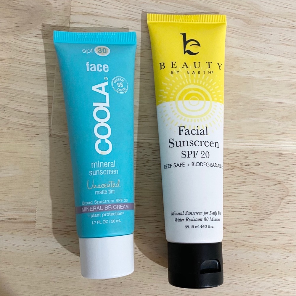 Facial sunscreens